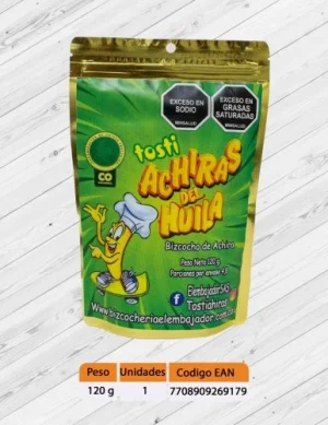 Tosti Achiras del Huila 120 g – Tradición huilense en empaque premium